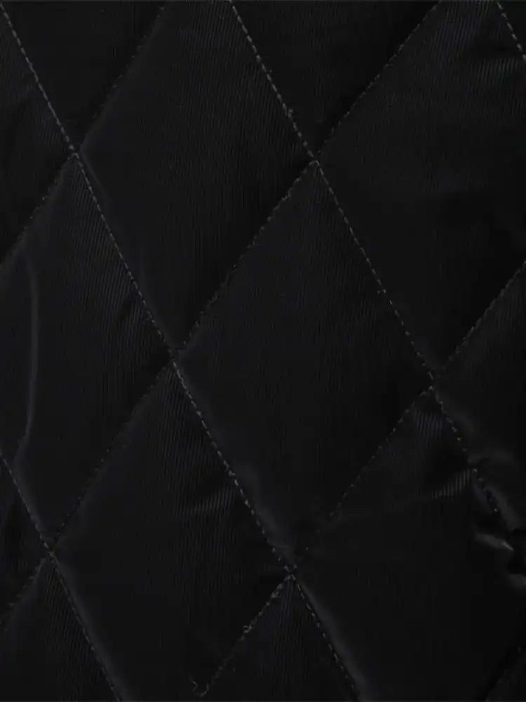 Men’s Quilted Snap Down Long Sleeve Jacket