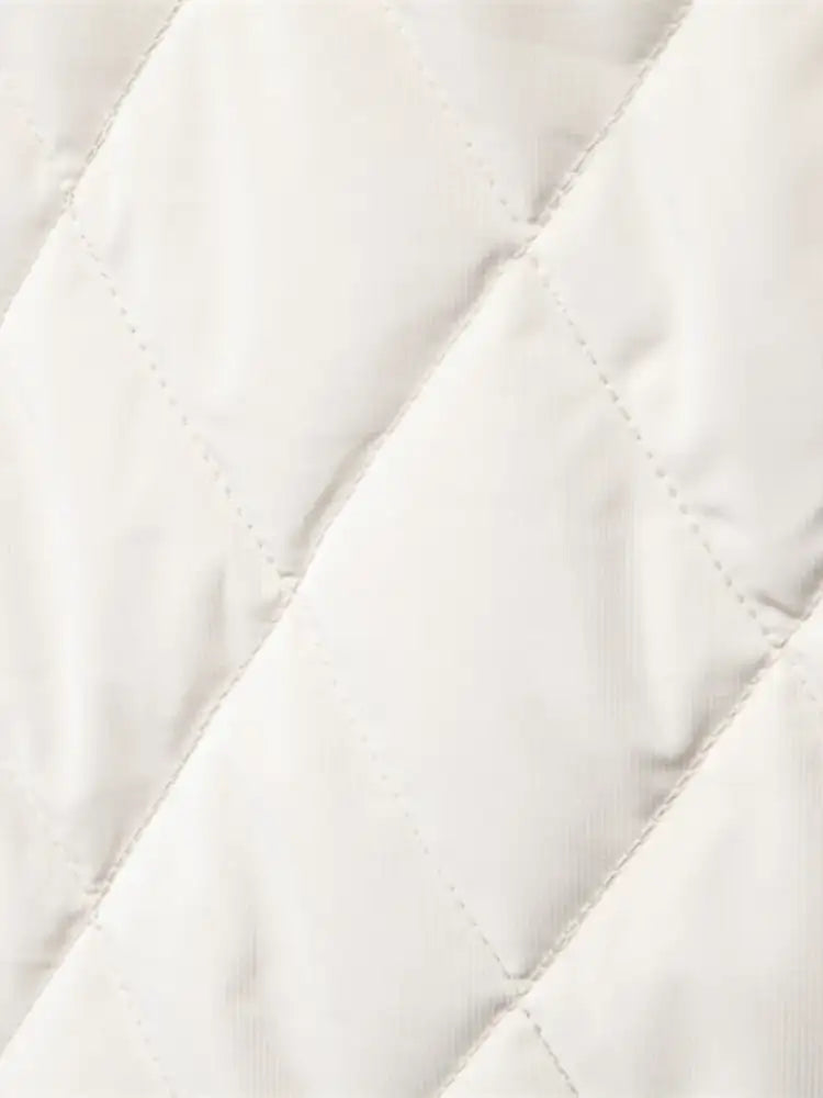 Men’s Quilted Snap Down Long Sleeve Jacket