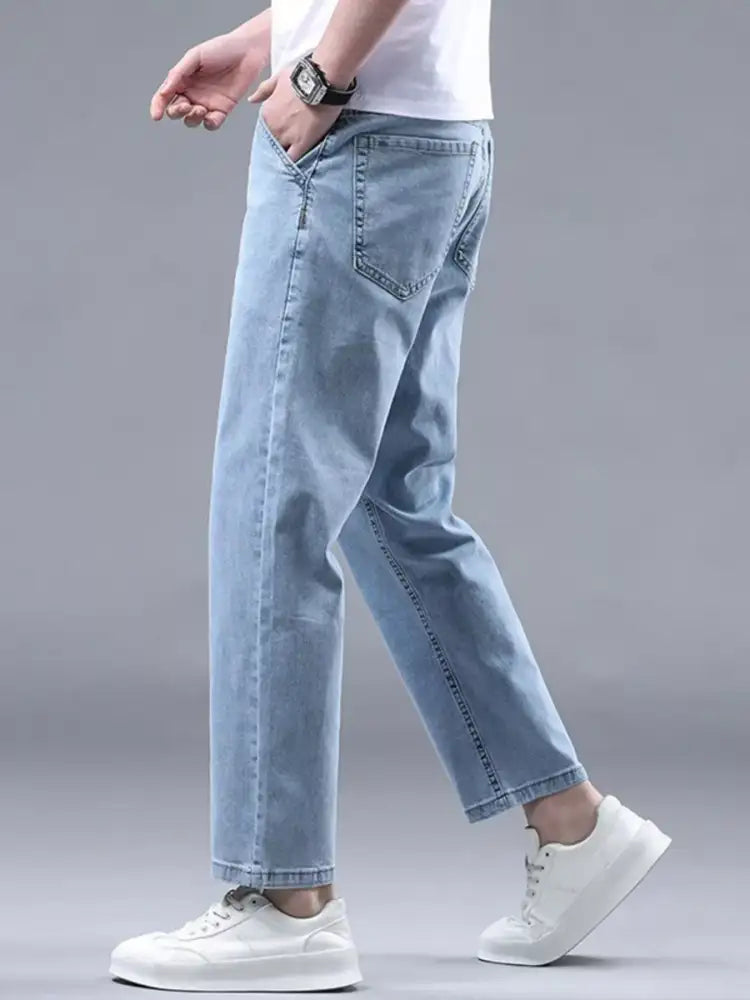 Men’s Relaxed Fit Cropped Jeans