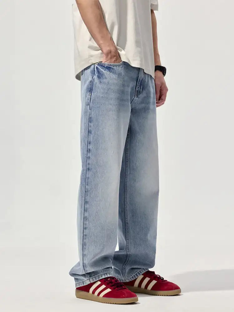 Men’s Relaxed Fit Wash Jeans