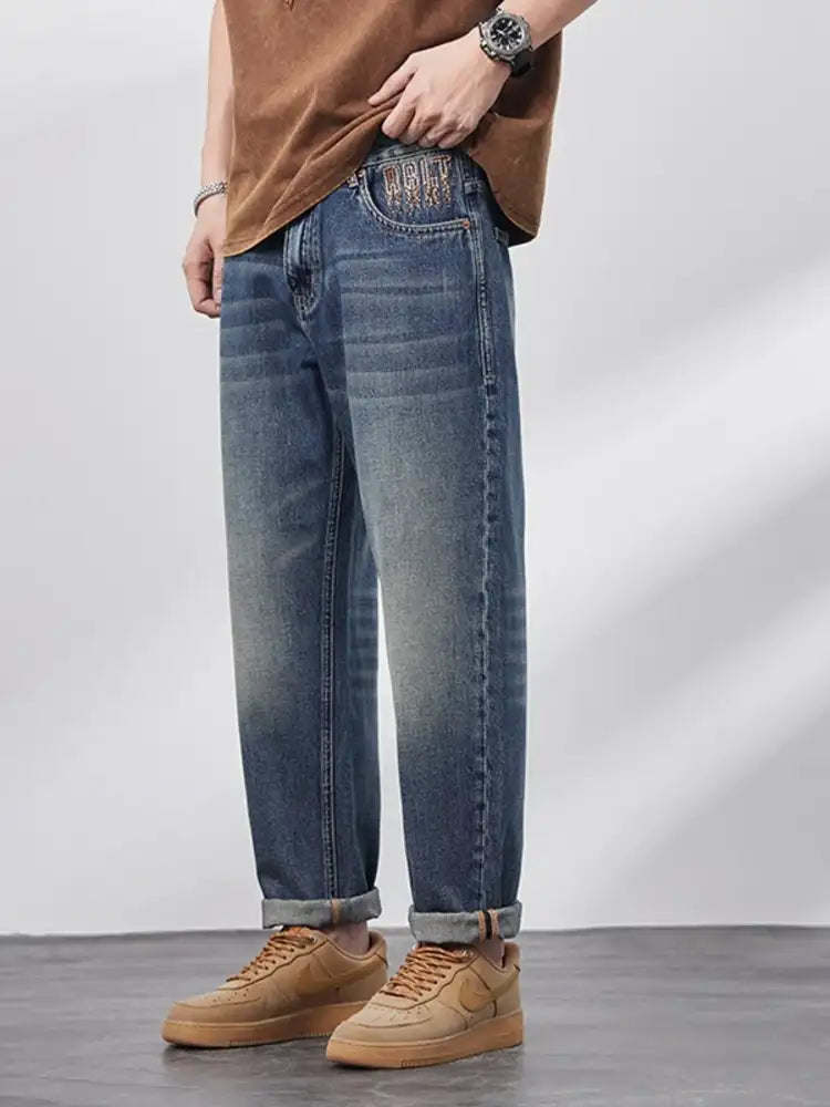 Men’s Relaxed Fit Wash Jeans