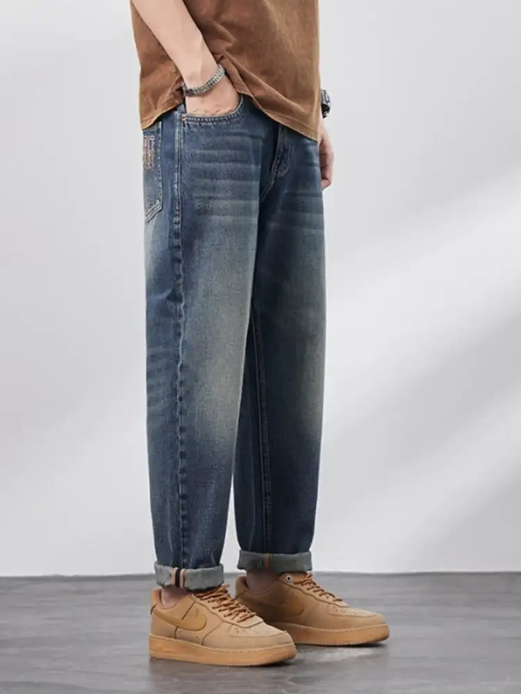 Men’s Relaxed Fit Wash Jeans