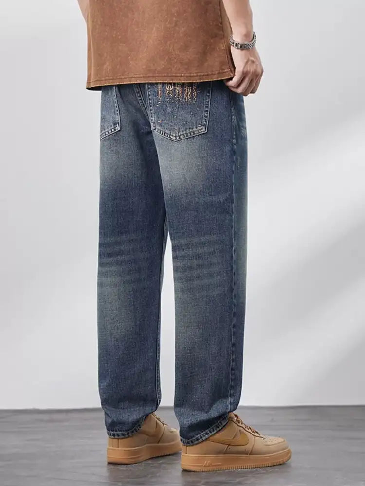 Men’s Relaxed Fit Wash Jeans