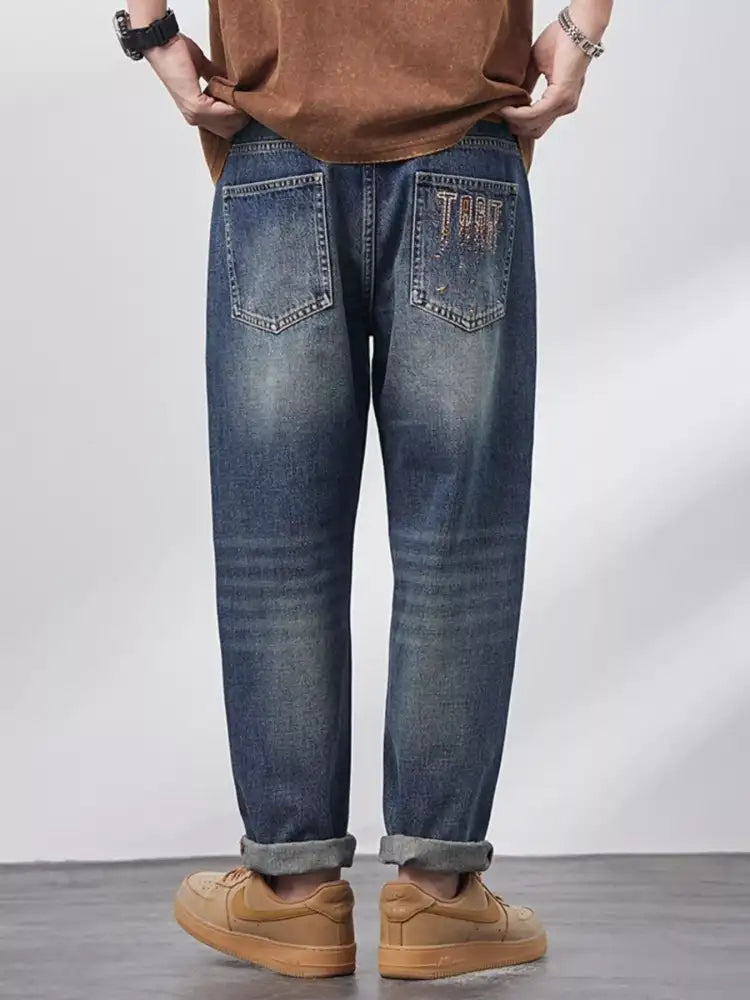 Men’s Relaxed Fit Wash Jeans