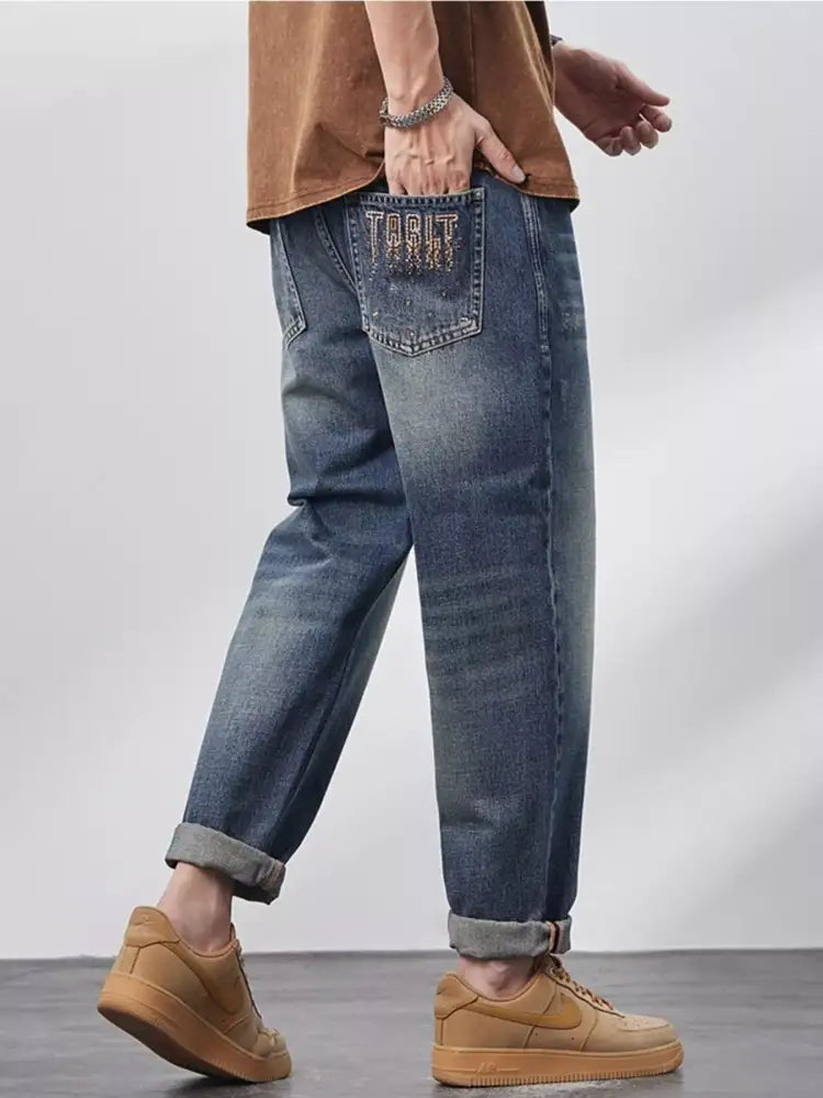 Men’s Relaxed Fit Wash Jeans