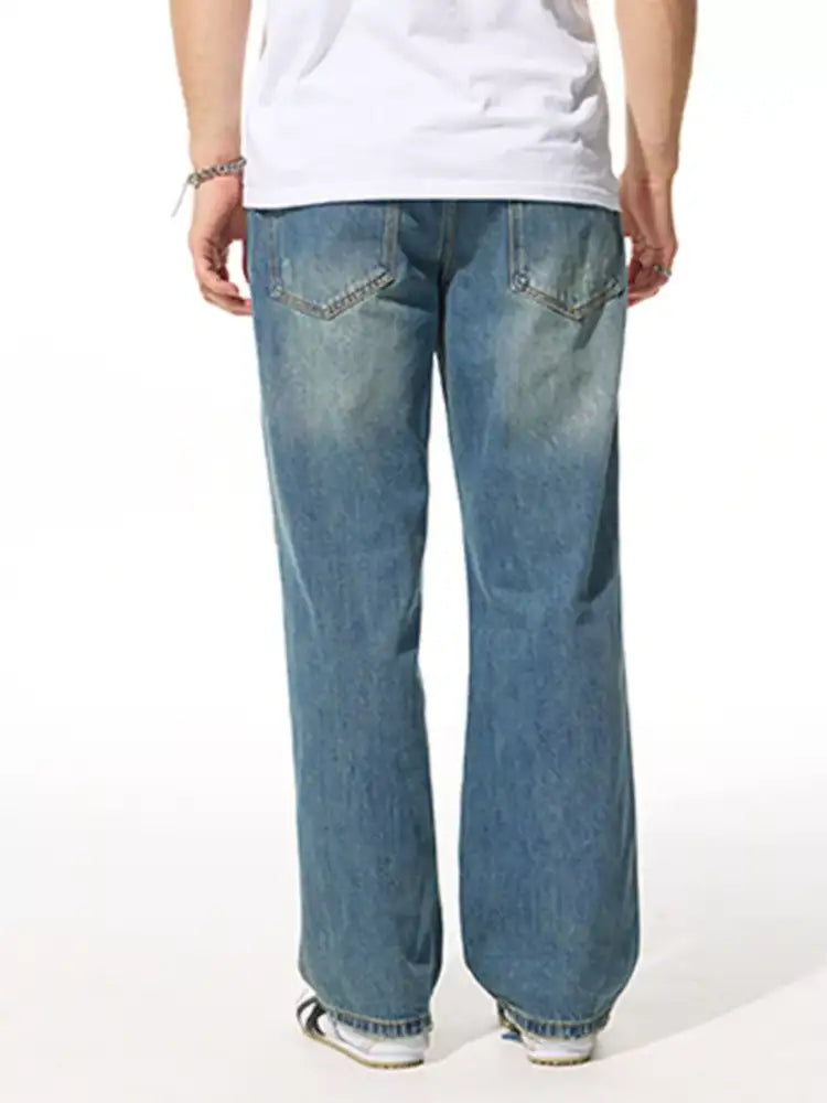 Men’s Relaxed Fit Wash Jeans