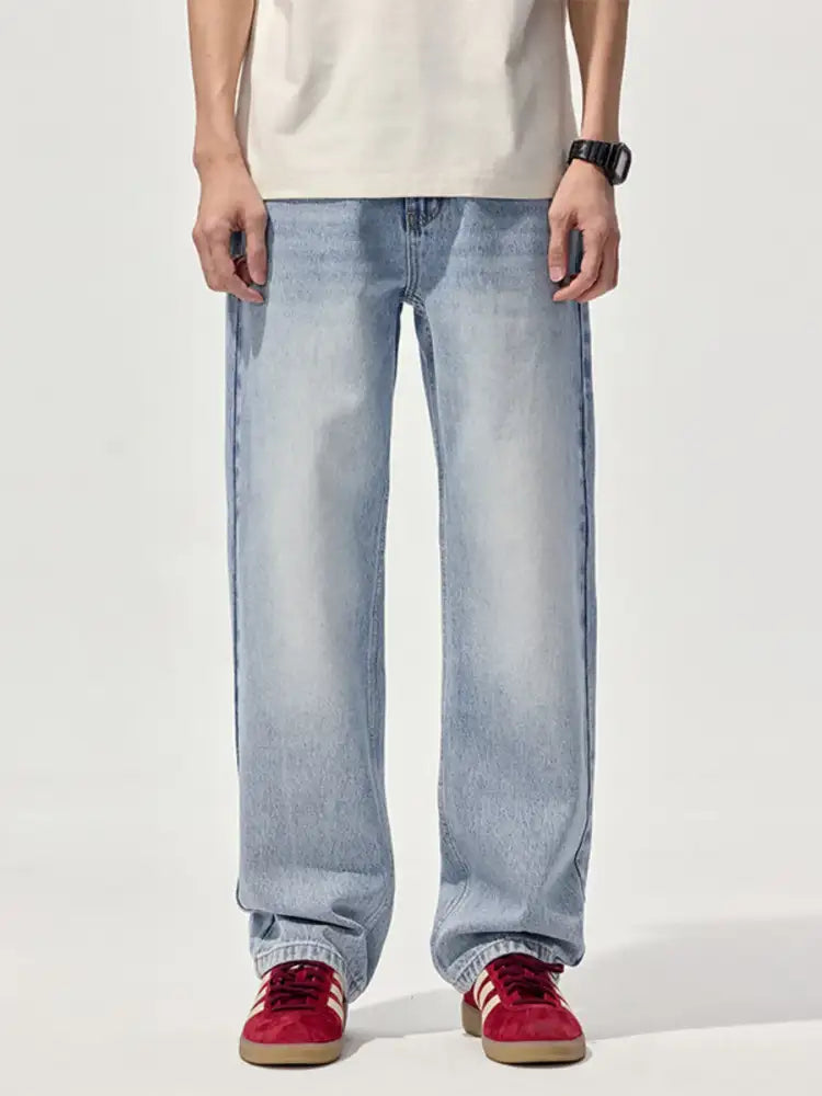 Men’s Relaxed Fit Wash Jeans