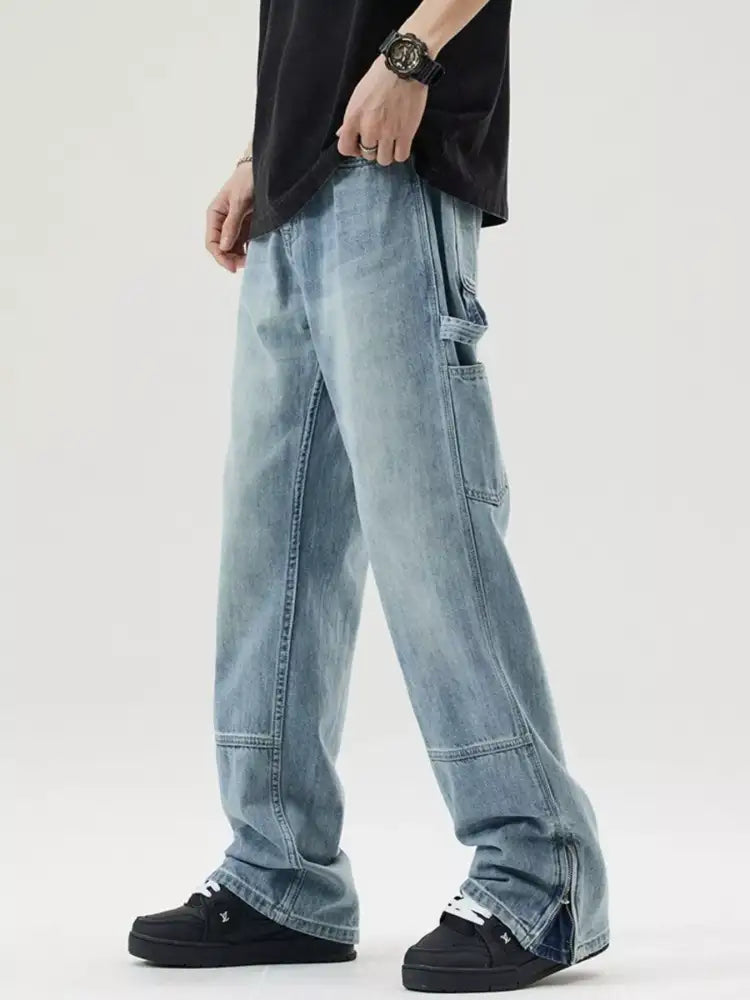 Men’s Relaxed Fit Washed Jeans