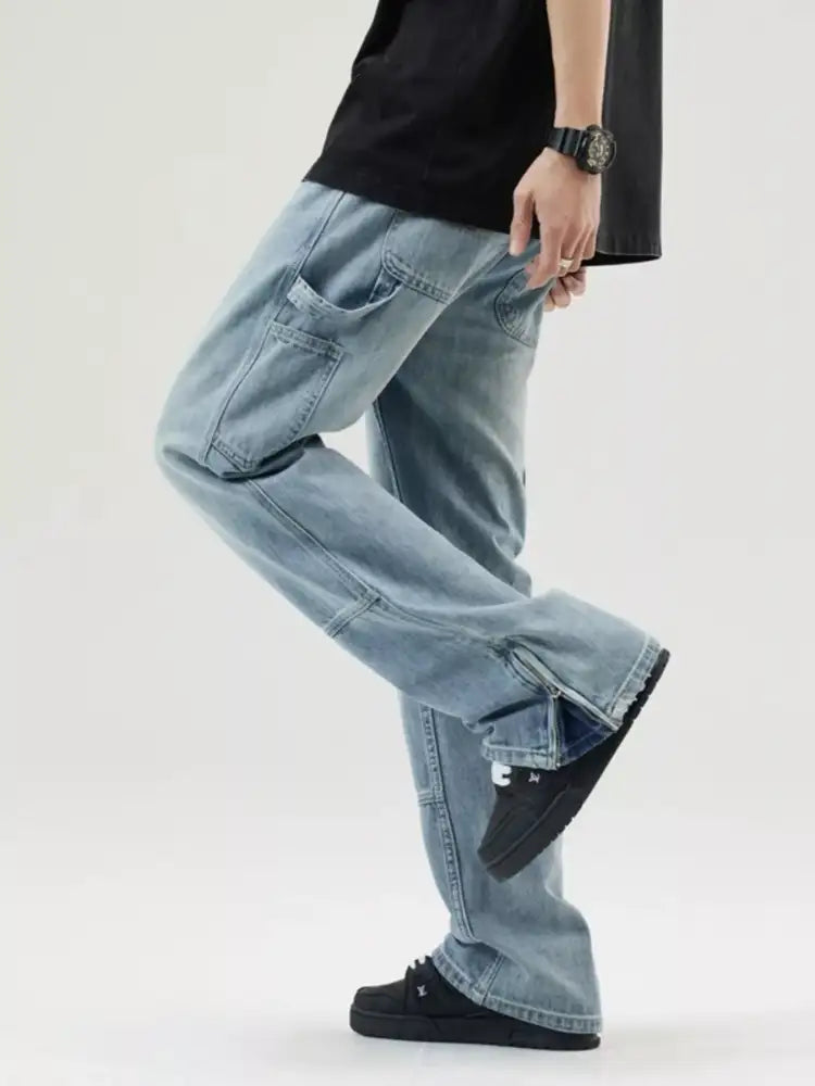 Men’s Relaxed Fit Washed Jeans