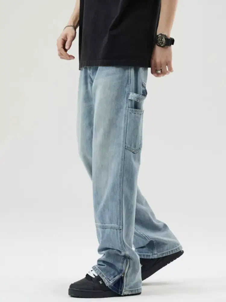 Men’s Relaxed Fit Washed Jeans