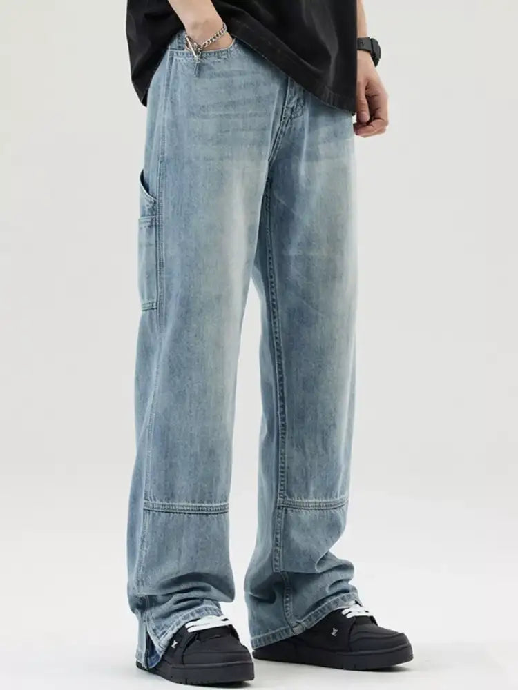 Men’s Relaxed Fit Washed Jeans