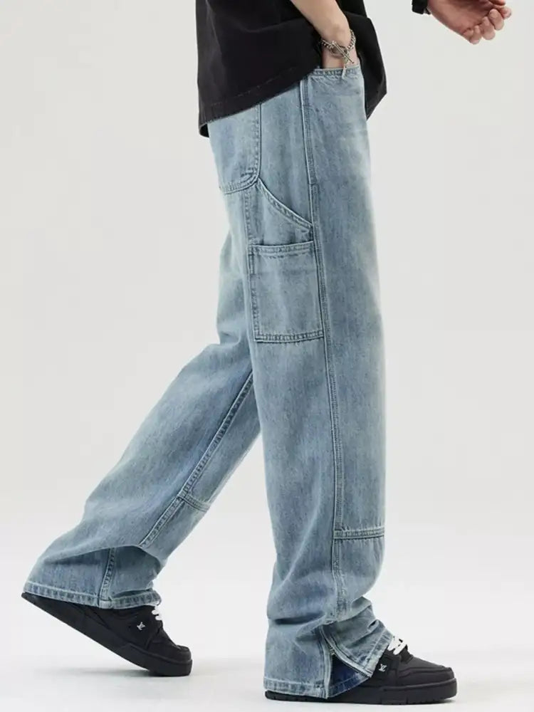 Men’s Relaxed Fit Washed Jeans