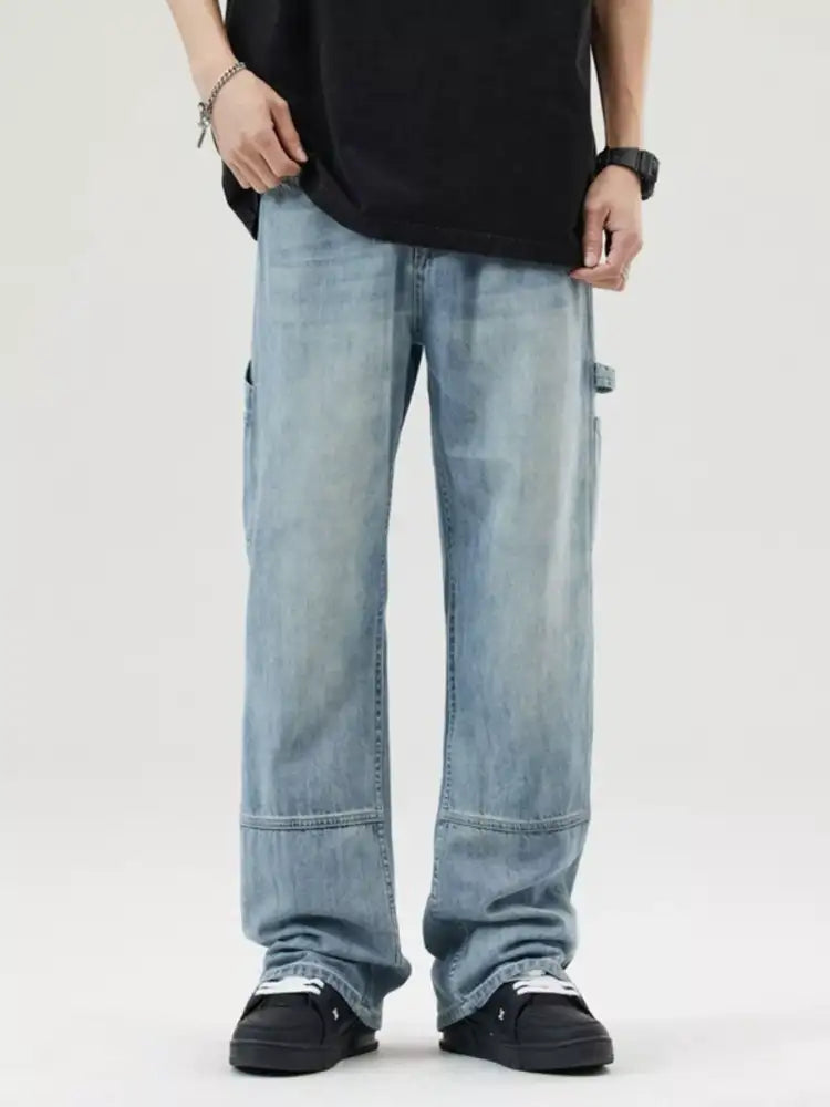 Men’s Relaxed Fit Washed Jeans