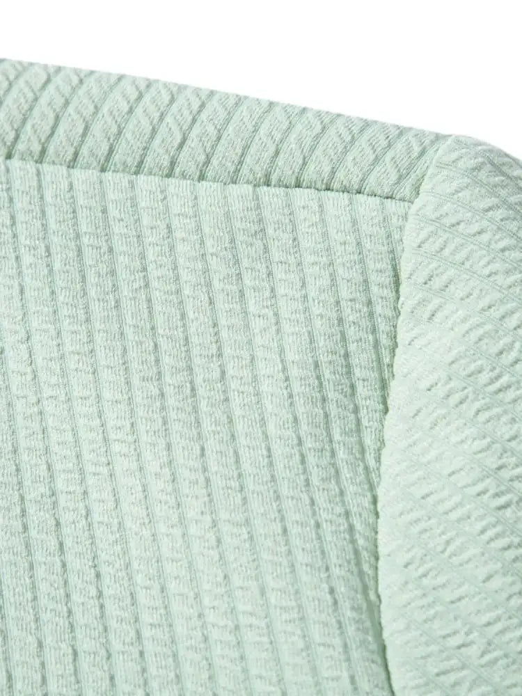 Men’s Ribbed Short Sleeve Shirt and Shorts Set