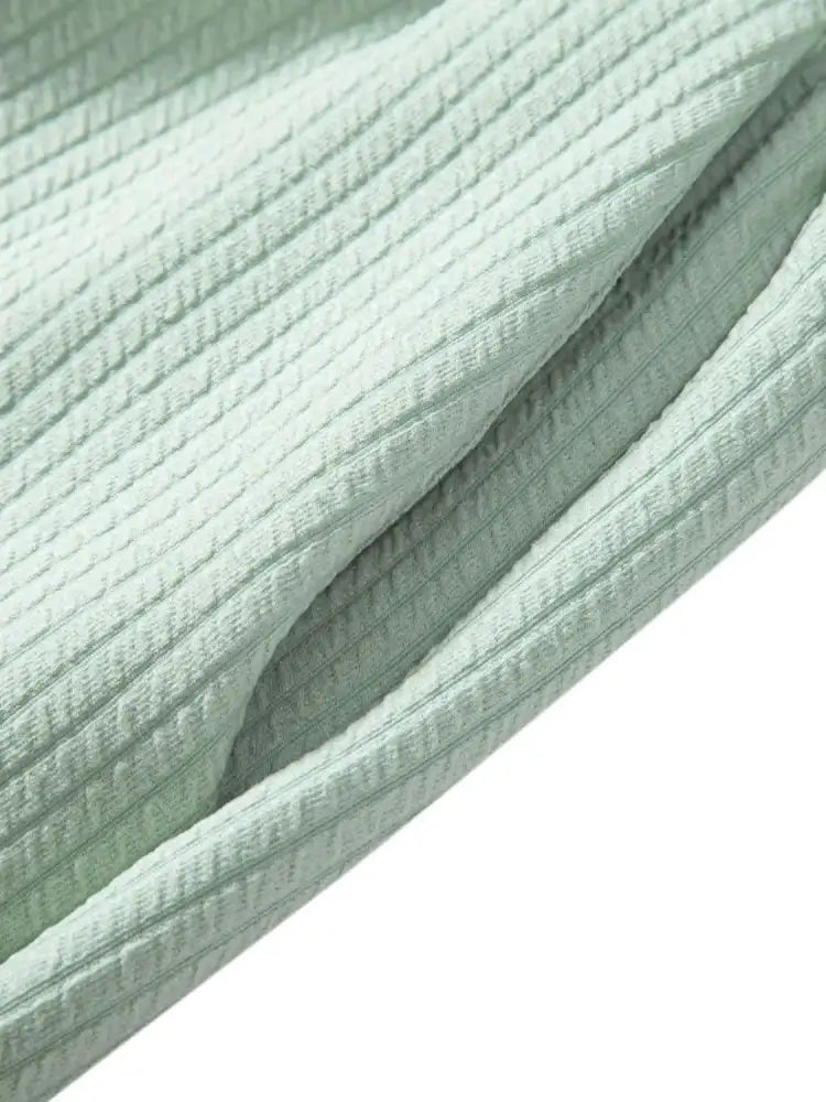 Men’s Ribbed Short Sleeve Shirt and Shorts Set