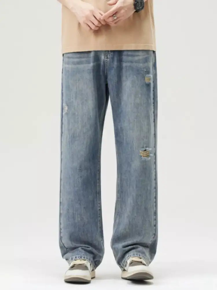 Men’s Ripped Relaxed Fit Jeans