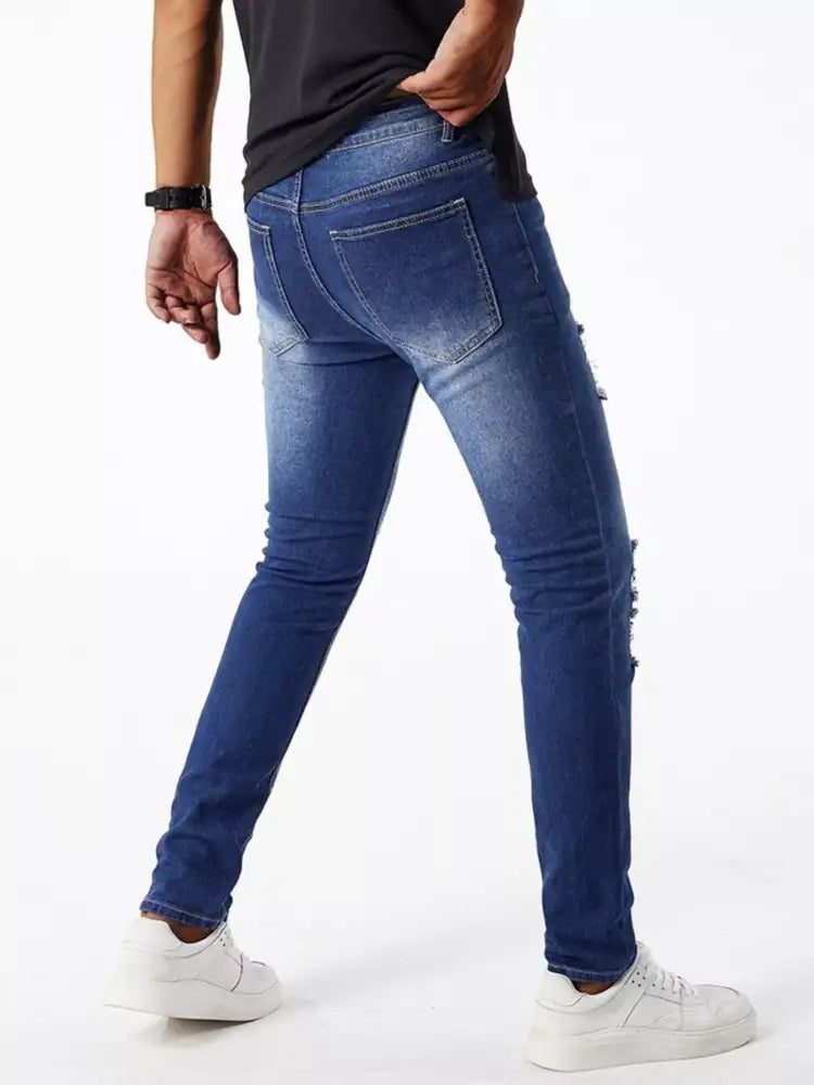 Men’s Ripped Slim Fit Jeans