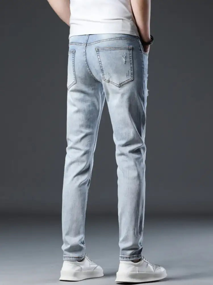 Men’s Ripped Slim Fit Jeans