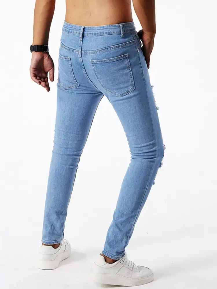 Men’s Ripped Slim Fit Jeans