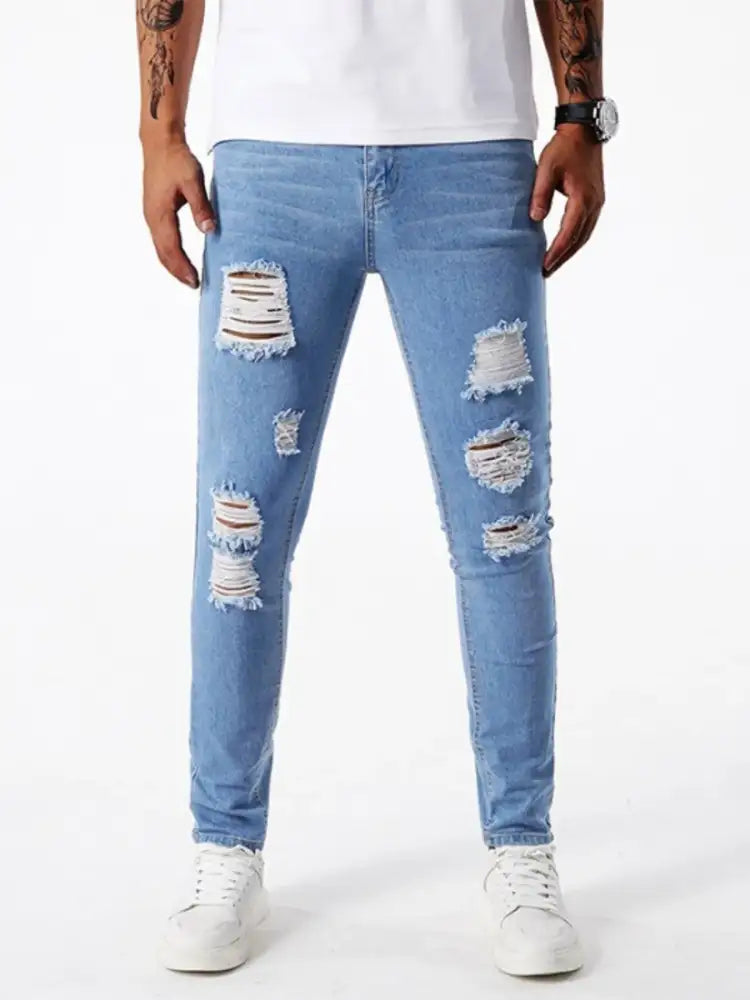Men’s Ripped Slim Fit Jeans