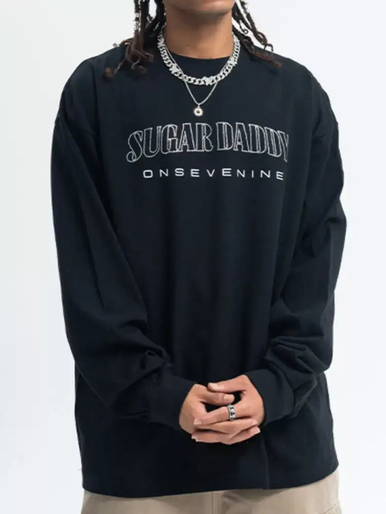 Men’s Round Neck Letter Graphic T-Shirt