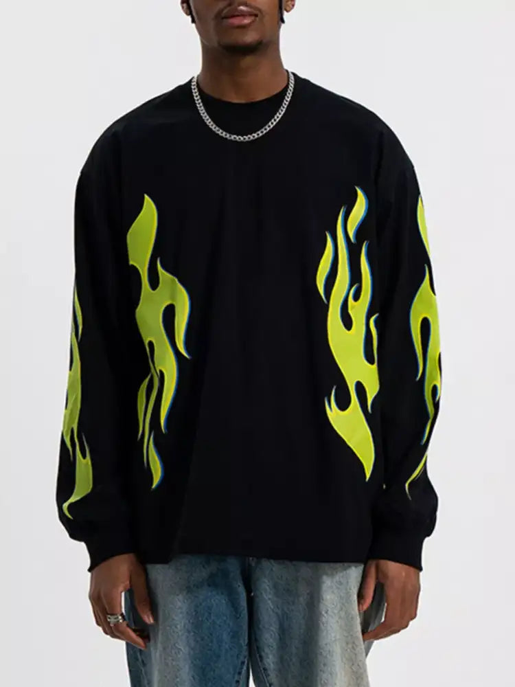 Men’s Round Neck Long Sleeve T-Shirt