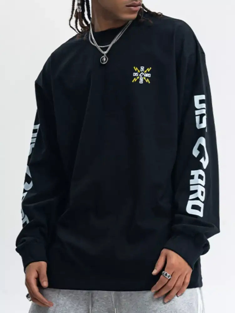 Men’s Round Neck Long Sleeve T-Shirt