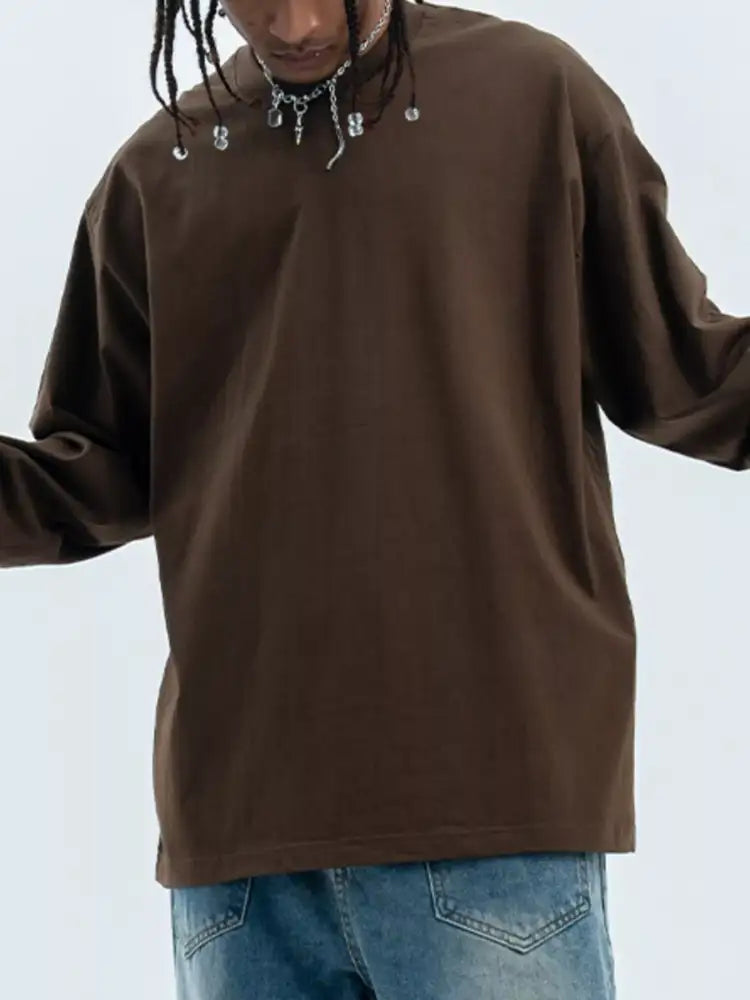 Men’s Round Neck Long Sleeve T-Shirt