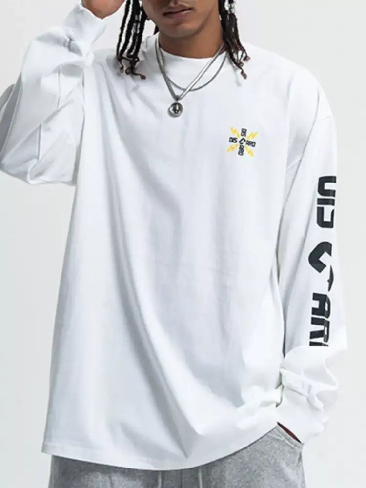 Men’s Round Neck Long Sleeve T-Shirt