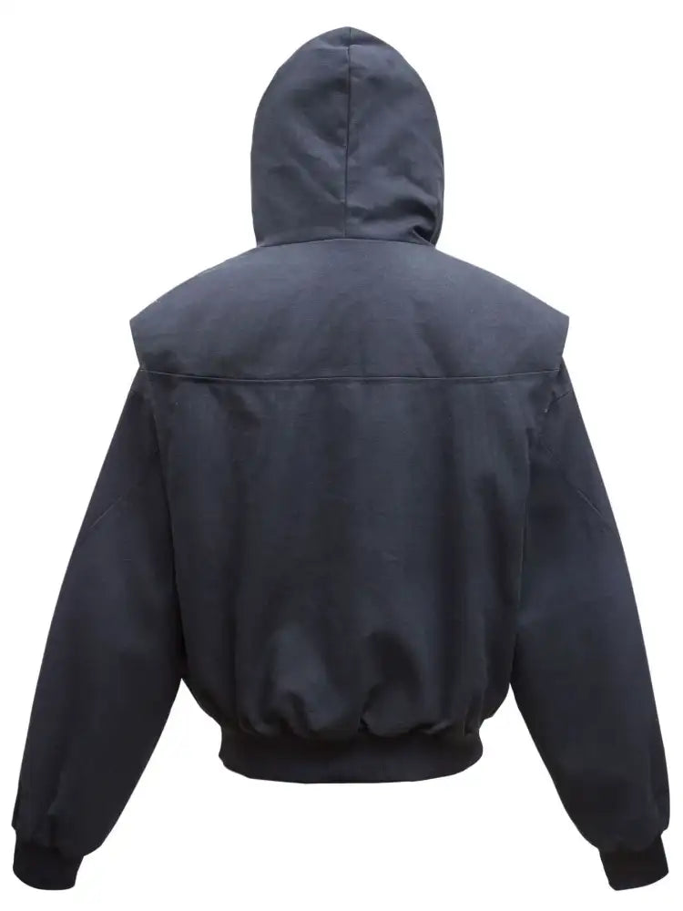 Men’s Sherpa Lined Hooded Bomber Jacket