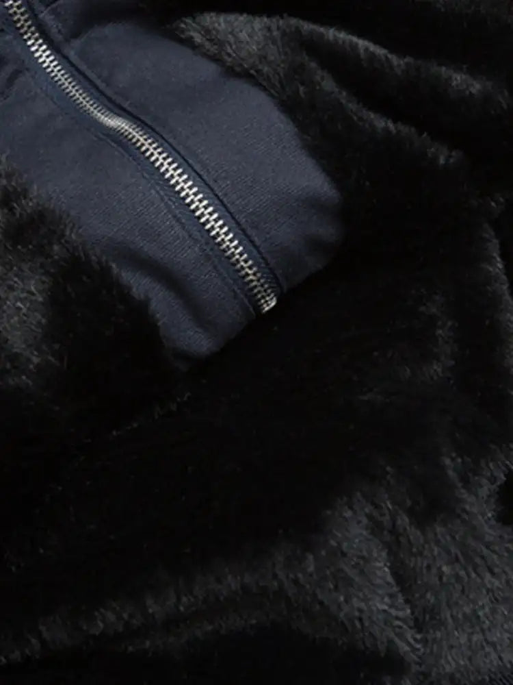 Men’s Sherpa Lined Hooded Bomber Jacket