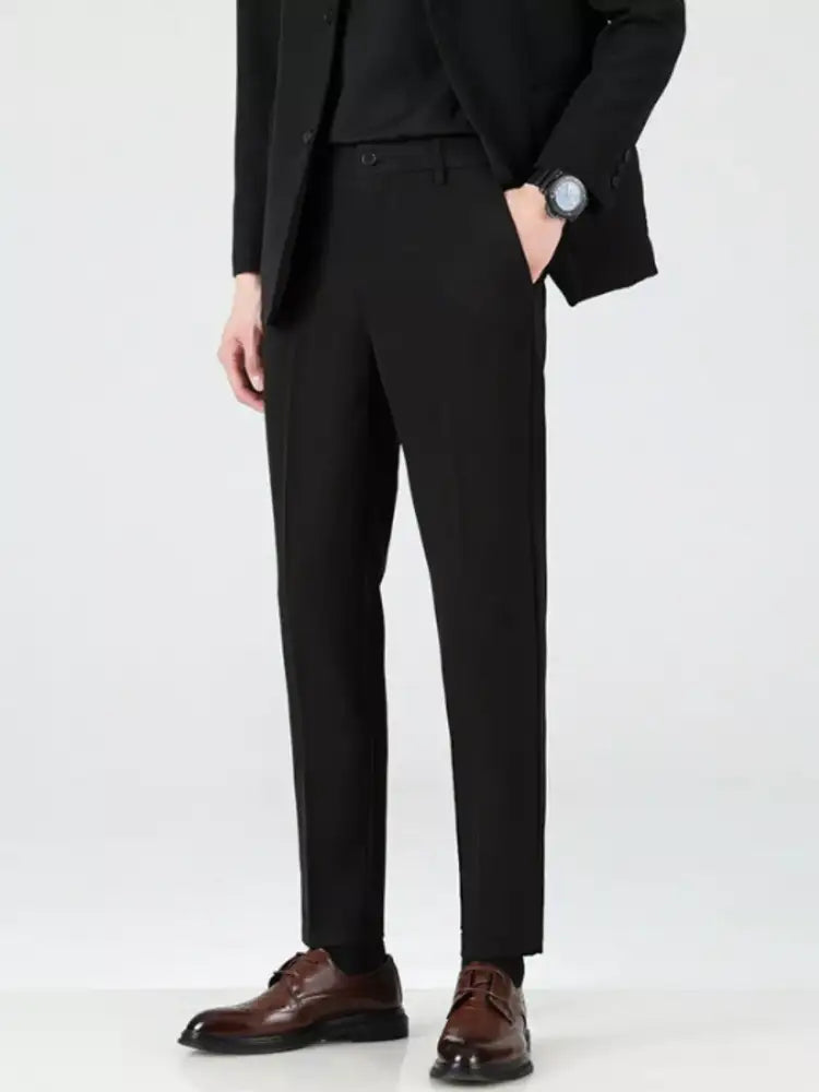 Men’s Slim-Fit Business Casual Pants