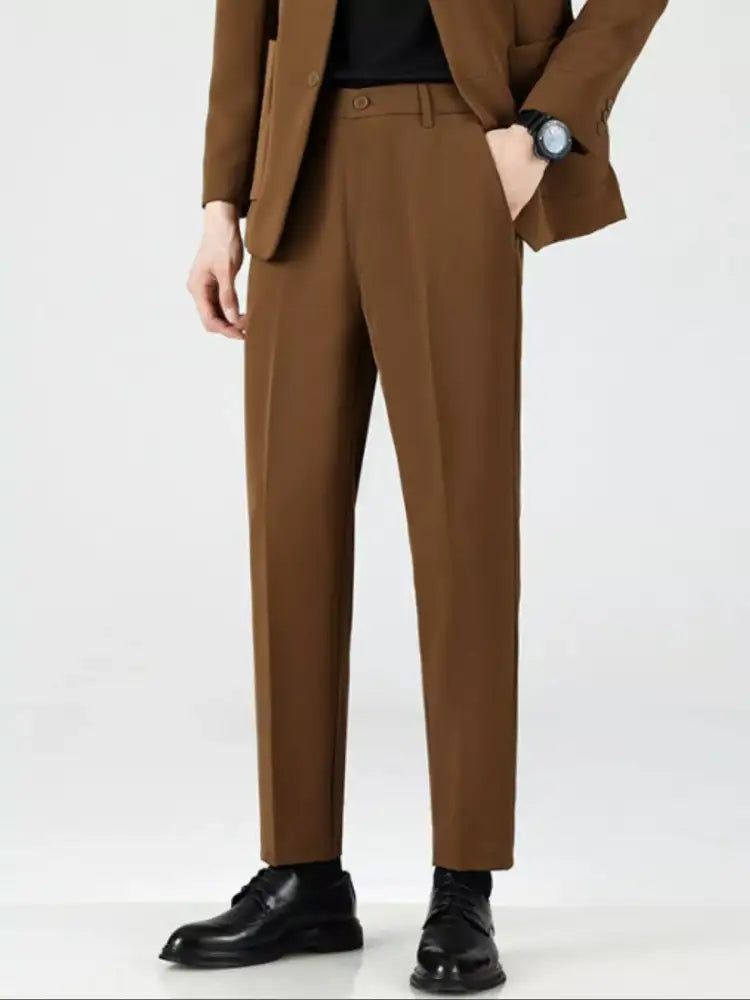 Men’s Slim-Fit Business Casual Pants