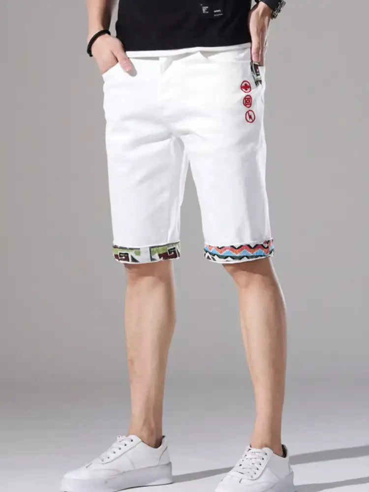 Men’s Slim Fit Denim Shorts
