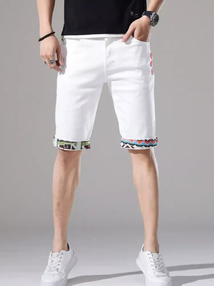 Men’s Slim Fit Denim Shorts