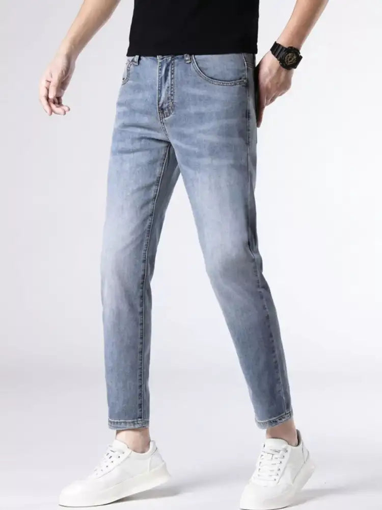 Men’s Slim-Fit Wash Jeans