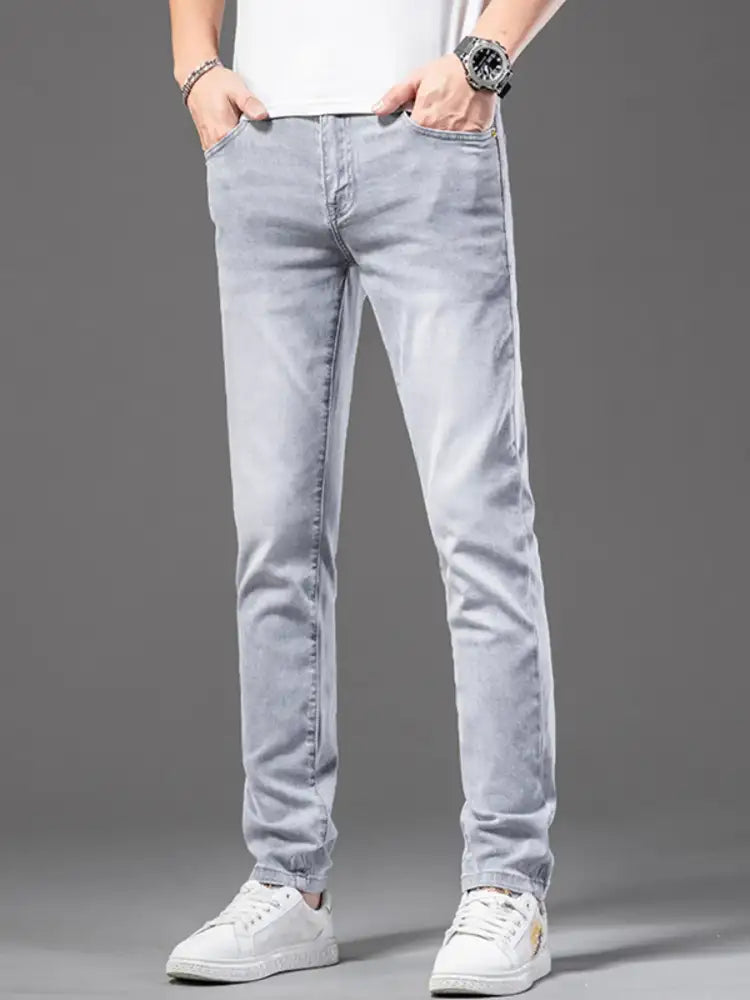 Men’s Slim-Fit Wash Jeans