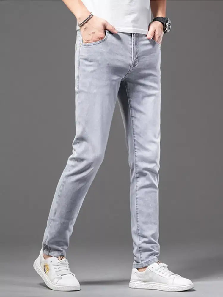 Men’s Slim-Fit Wash Jeans