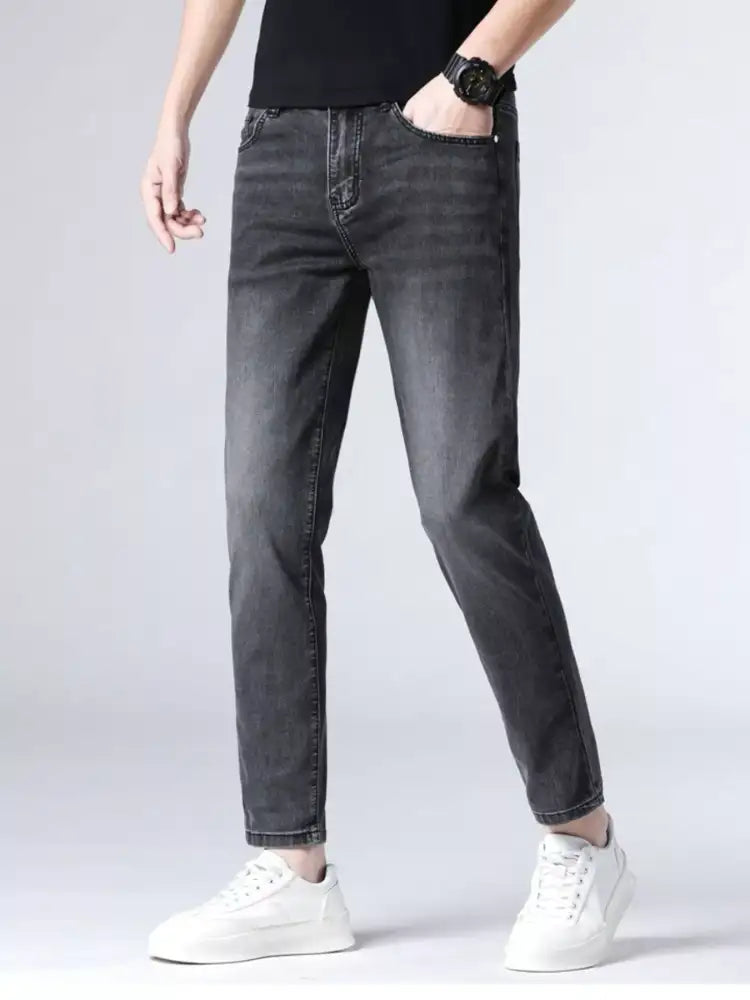 Men’s Slim-Fit Wash Jeans
