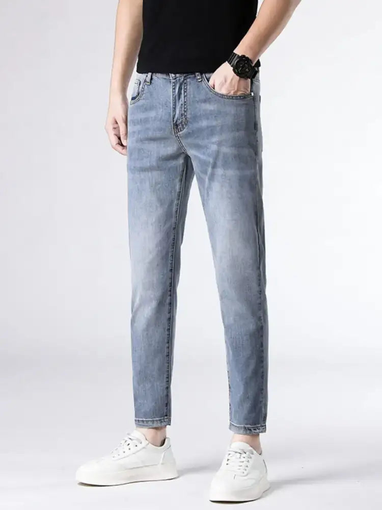 Men’s Slim-Fit Wash Jeans