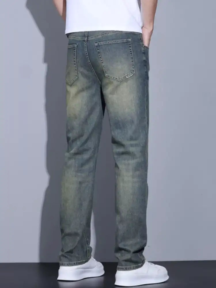 Men’s Slim Fit Washed Jeans