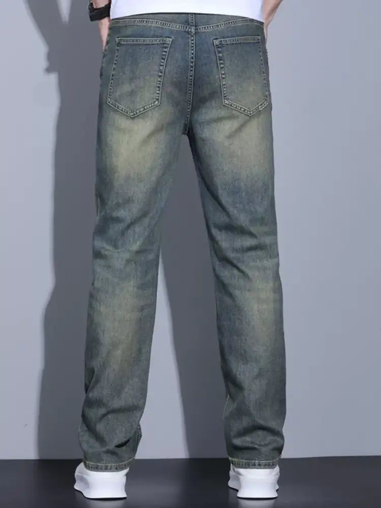 Men’s Slim Fit Washed Jeans
