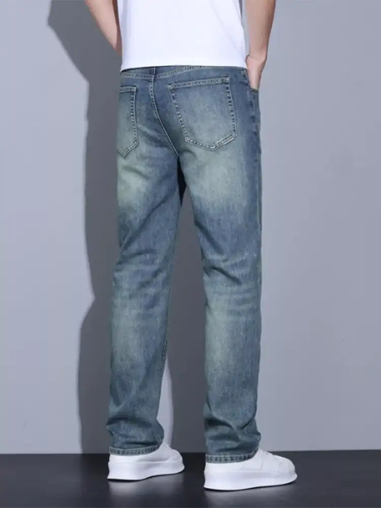 Men’s Slim Fit Washed Jeans