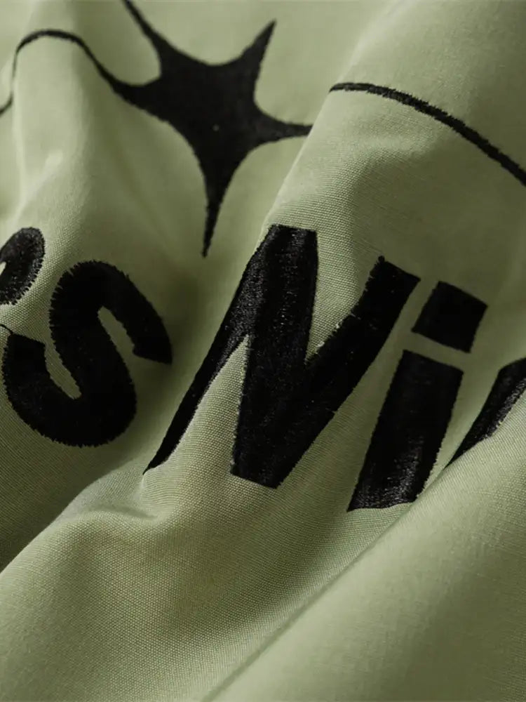 Men’s Star Pattern Zip-Up Jacket