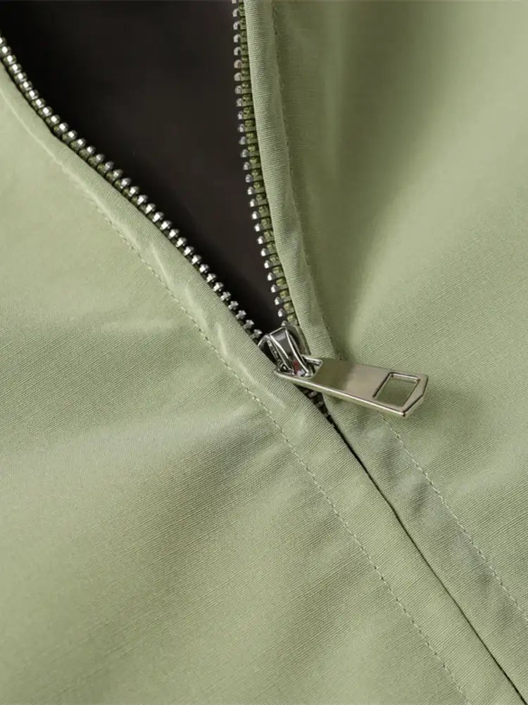 Men’s Star Pattern Zip-Up Jacket