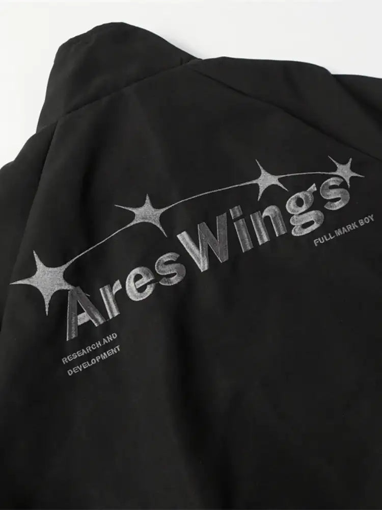 Men’s Star Pattern Zip-Up Jacket