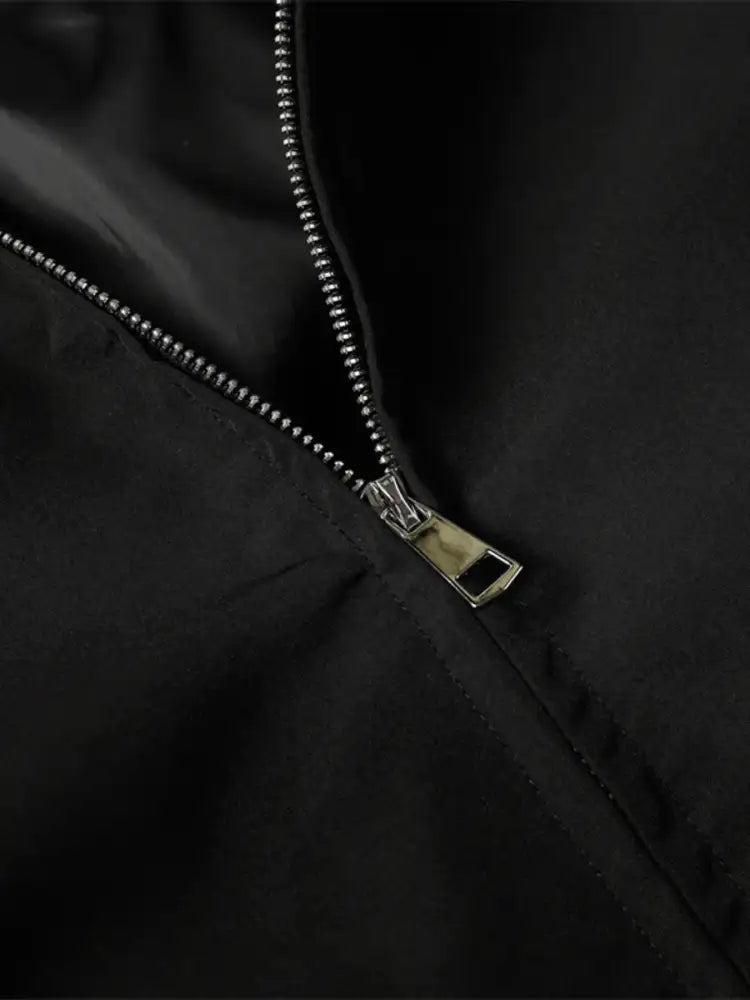 Men’s Star Pattern Zip-Up Jacket