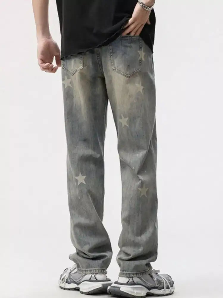 Men’s Star Wide Leg Jeans
