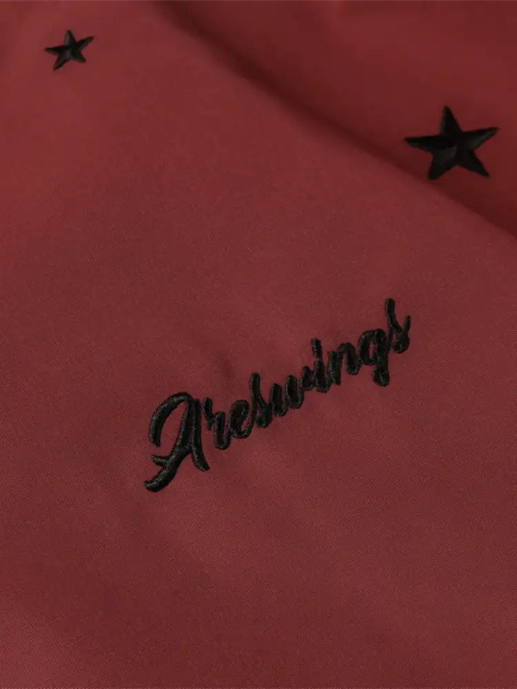 Men’s Star Zip Up Hooded Jacket