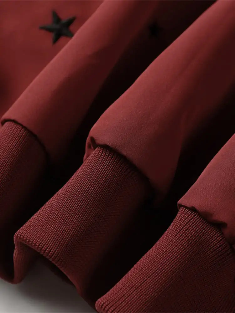 Men’s Star Zip Up Hooded Jacket